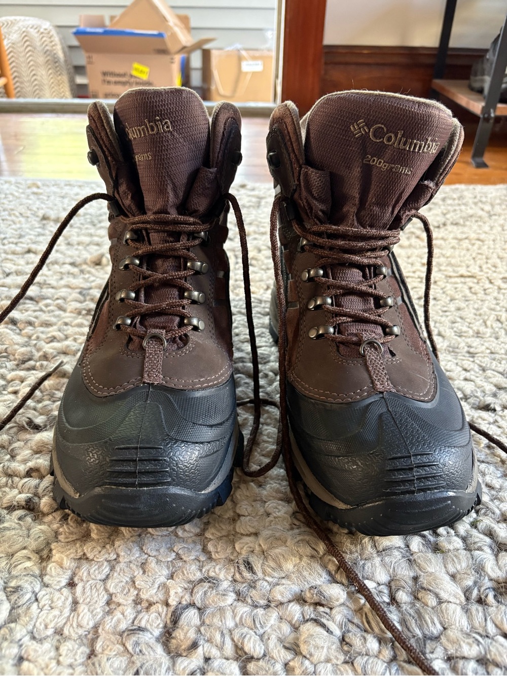 Columbia Men's Bugaboot Plus II Brown and Black Winter Boots